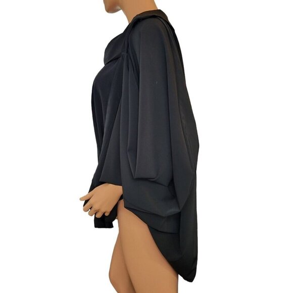 Elm Design Blouse Womens P XS Langenlook Relaxed Minimalist - Picture 2 of 10